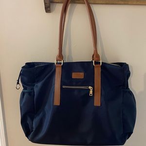 Navy Teacher Tote in good used condition